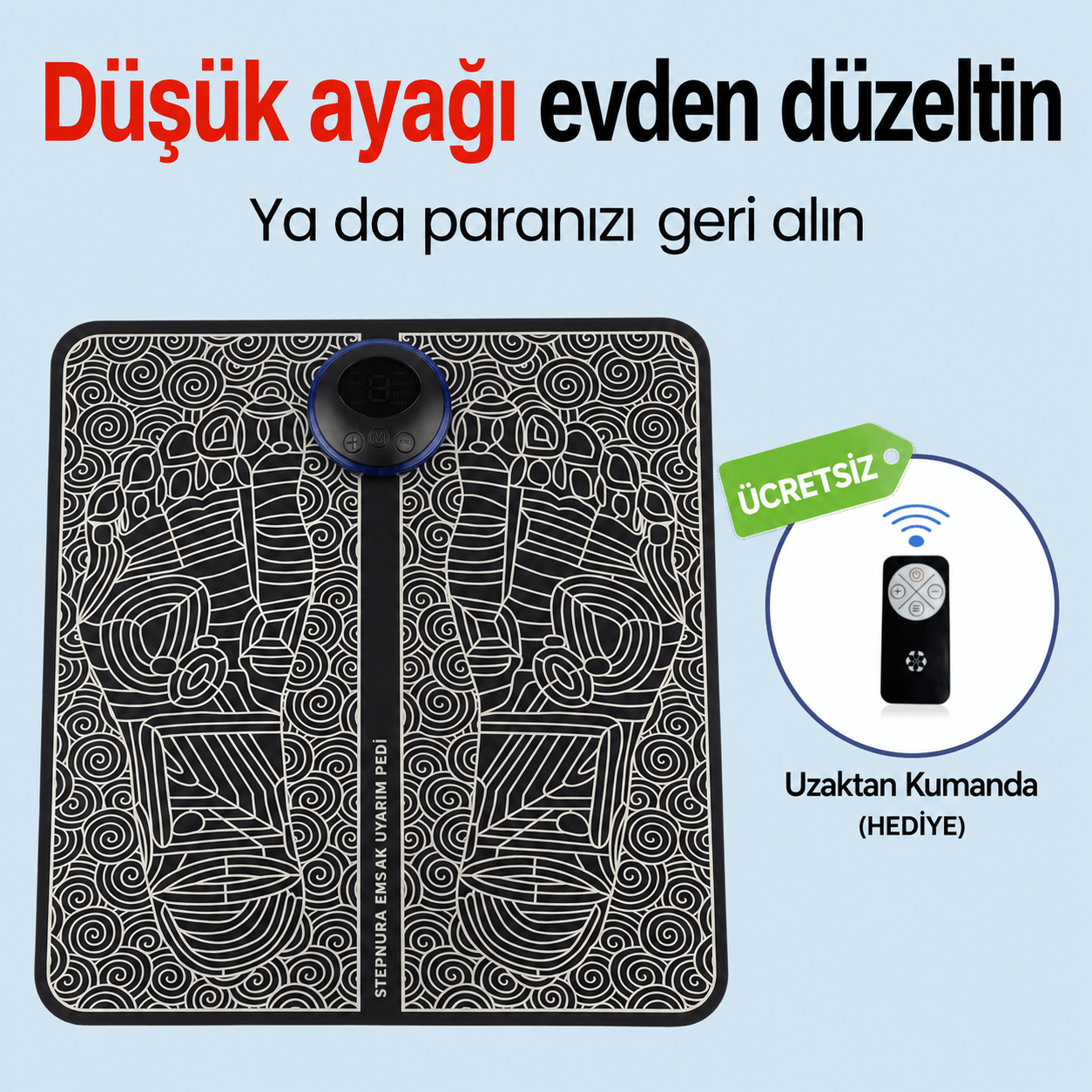 Aveo™  Ev Tipi Ayak Düşmesi ve Felç Rehabilitasyon Matı